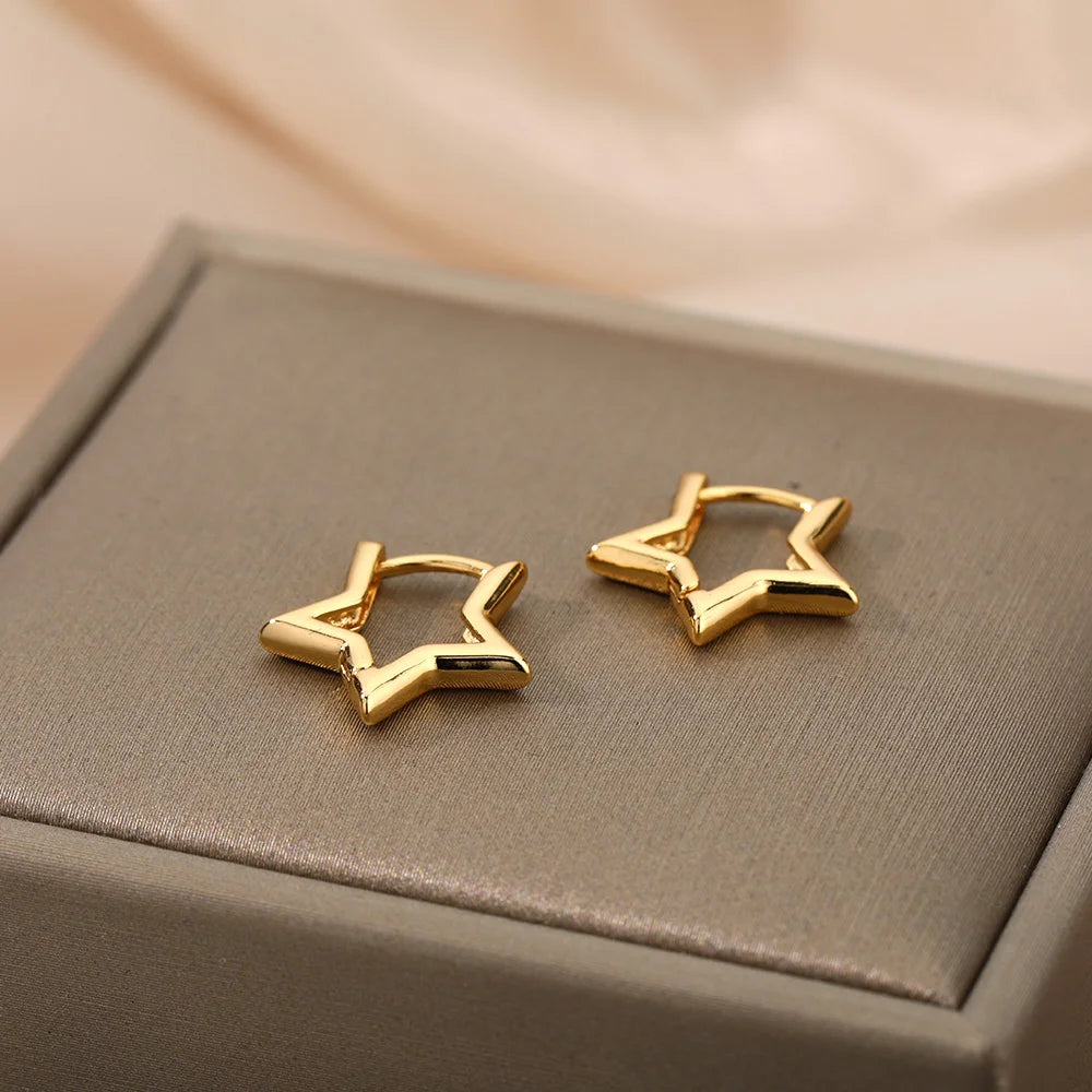 Luxury Star Pendientes Earrings