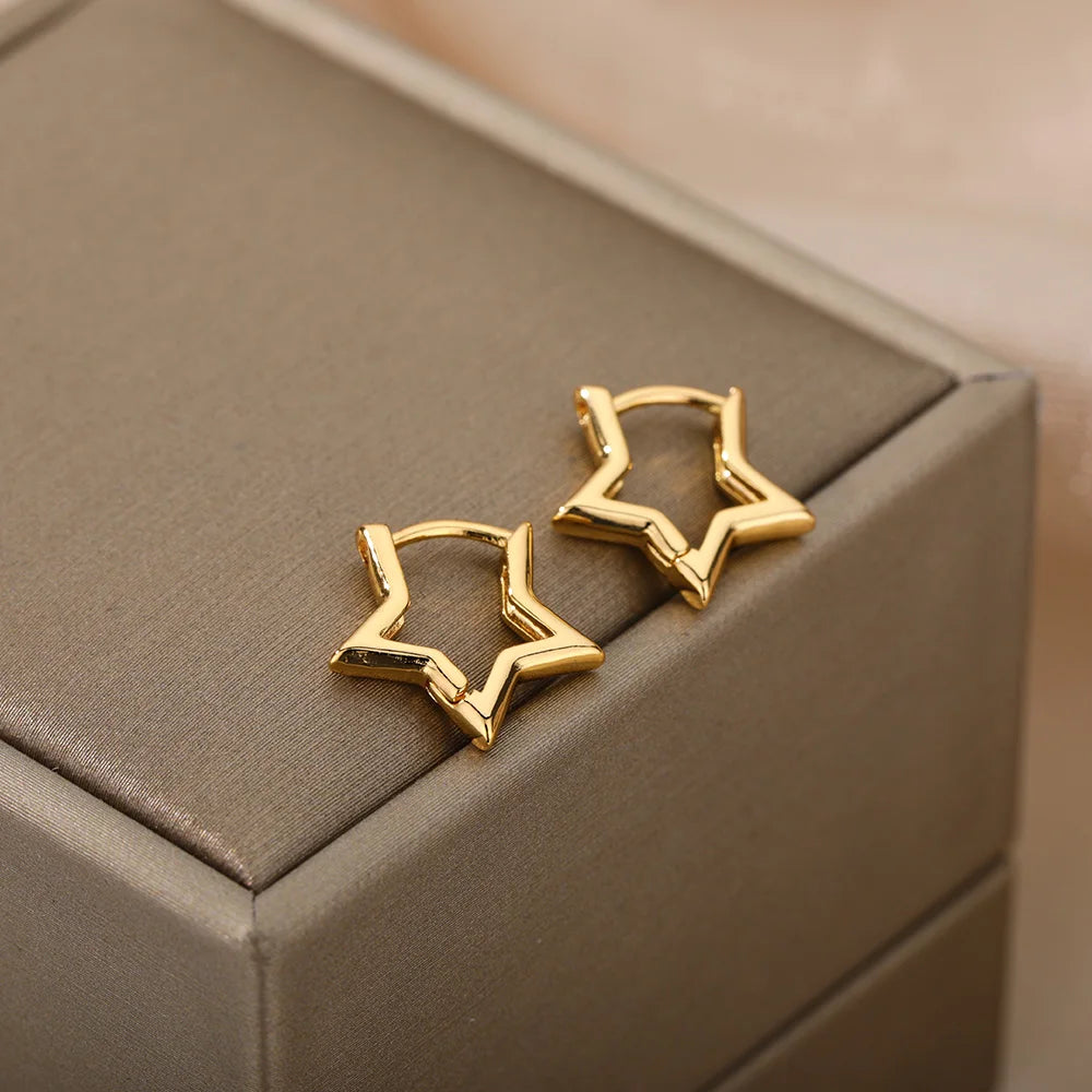 Luxury Star Pendientes Earrings
