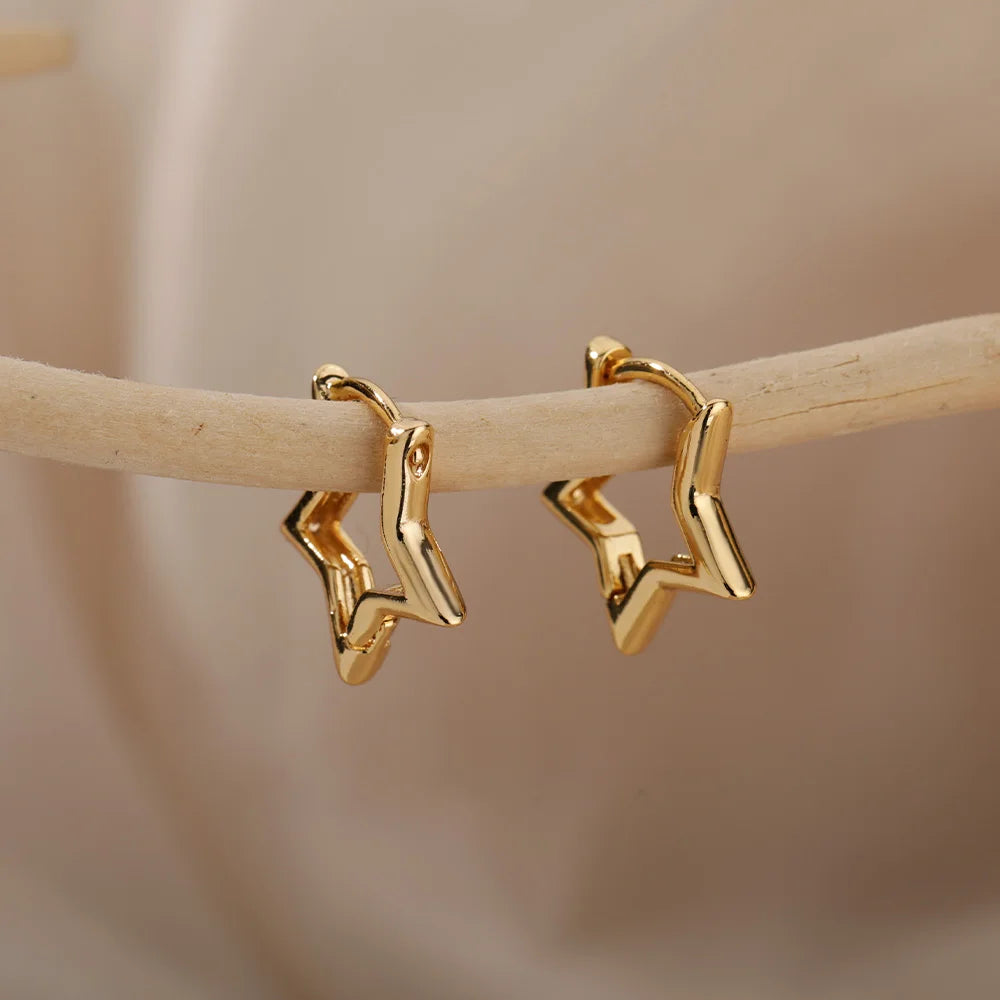 Luxury Star Pendientes Earrings