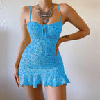 Casual Home Small Floral Dress