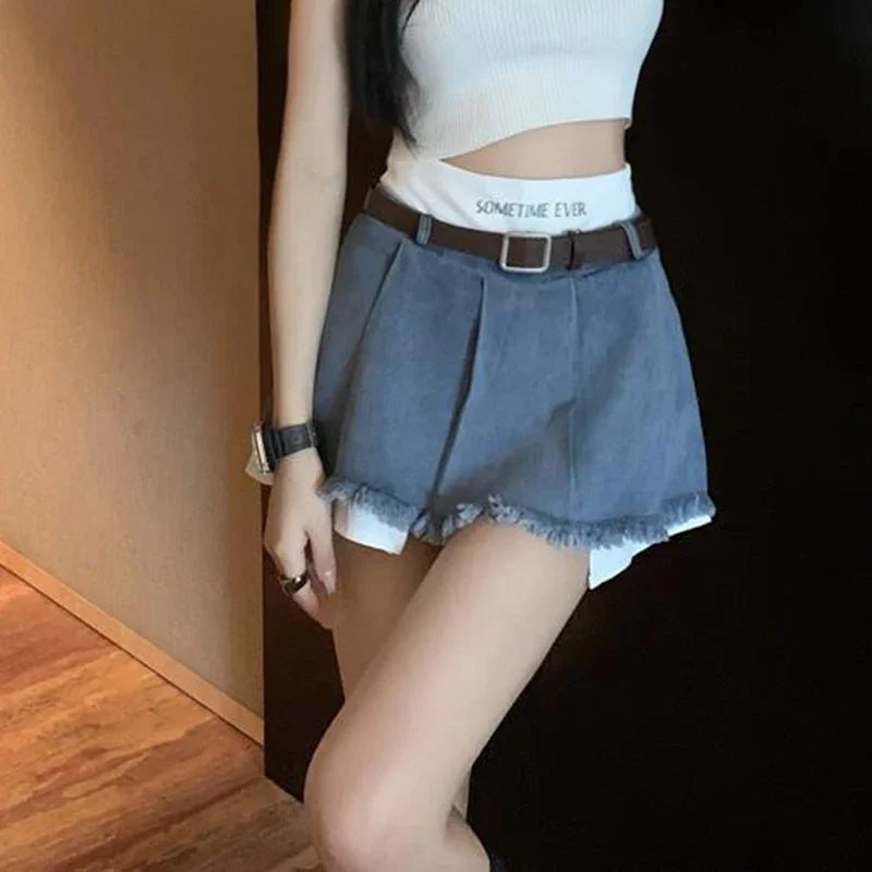 High Waist Denim Skirts