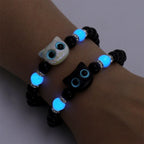 Bracelets Couples Women Men Luminous Cute Cat