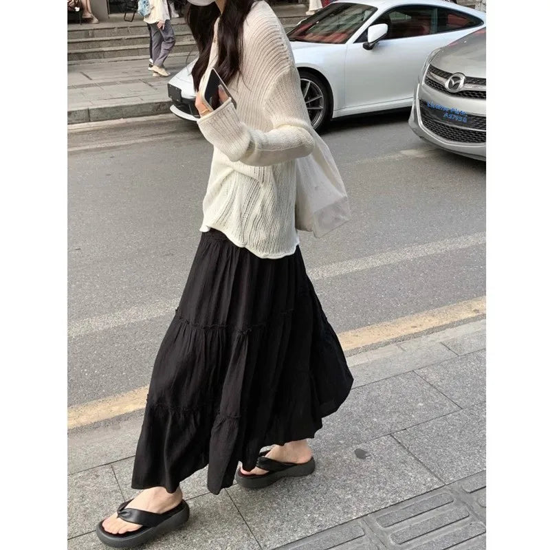 Women's Midi Umbrella Skirt