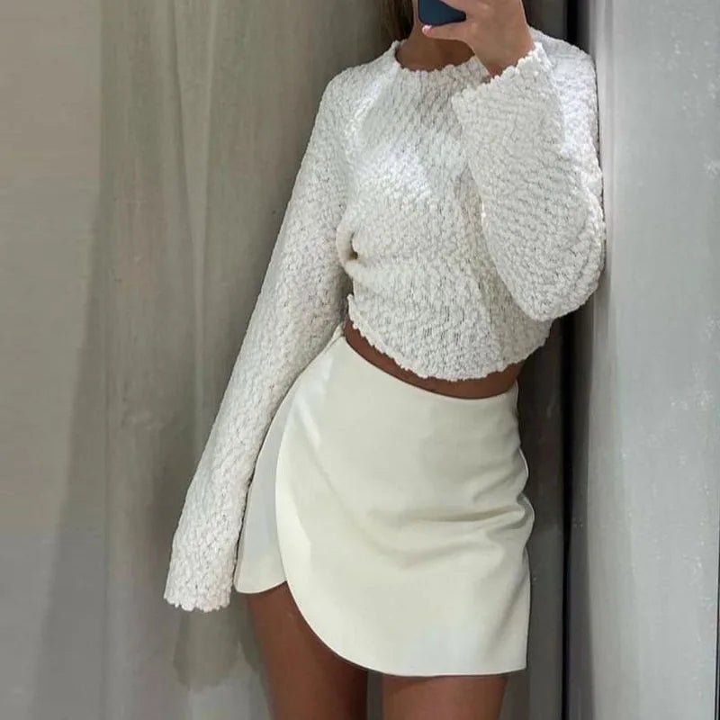 Mini Skirt Shorts Asymmetric