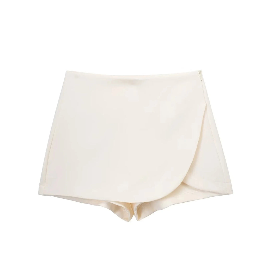 Mini Skirt Shorts Asymmetric