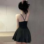 Pleated Micro MINI Dress