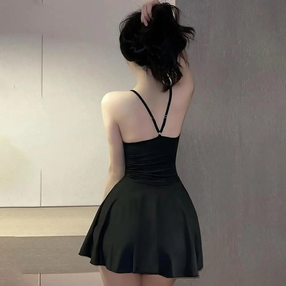 Pleated Micro MINI Dress