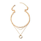 Neck Chain Circle Pendant