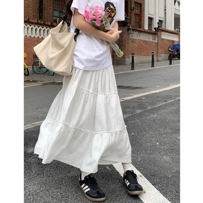 Women's Midi Umbrella Skirt