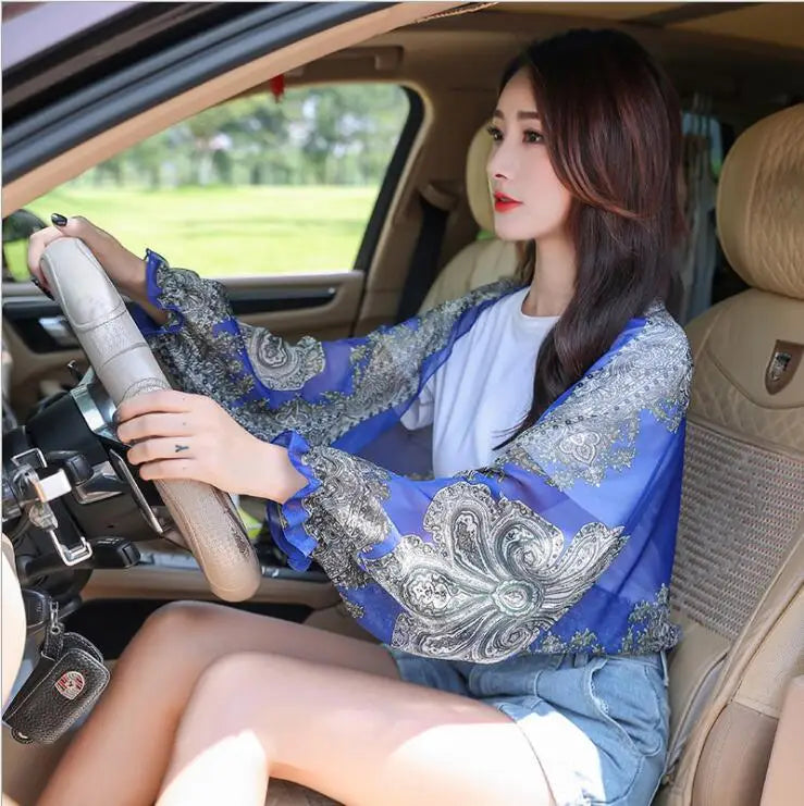Summer Sun Protection Beach Shawl