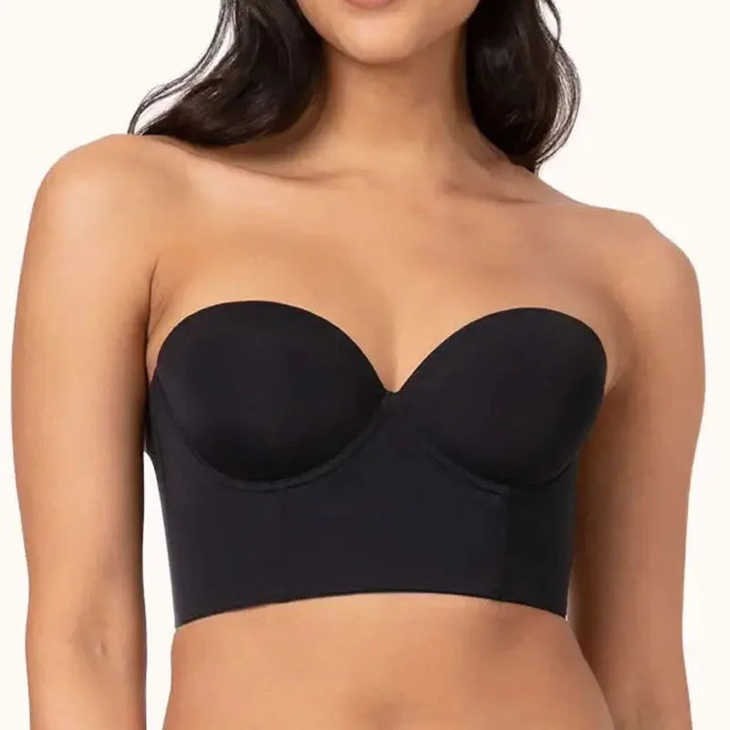 Full Support Non-Slip Convertible Bandeau Bra