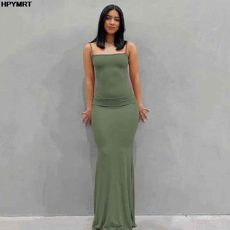 Backless Slim Sexy Maxi Dress