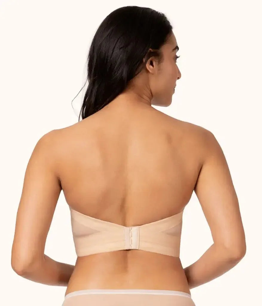 Full Support Non-Slip Convertible Bandeau Bra
