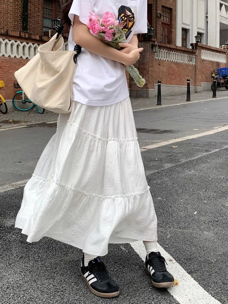 Women's Midi Umbrella Skirt