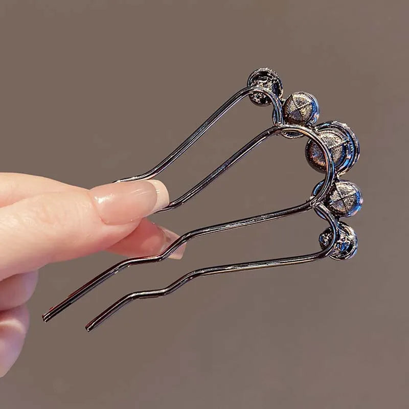 U Shaped Pearl Hairpins