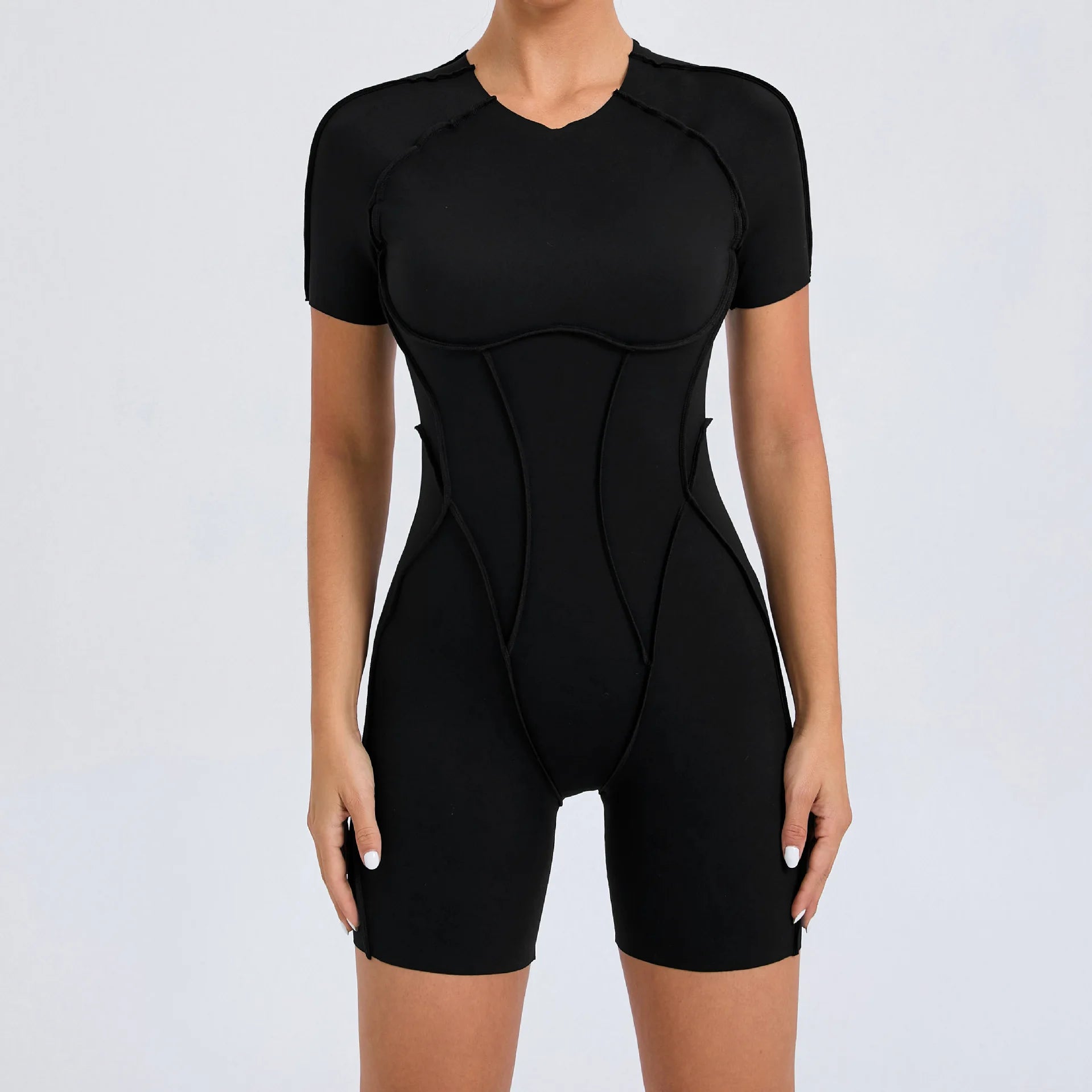 Gym Sports Push Up Cycling Jumpsuit