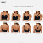 Full Support Non-Slip Convertible Bandeau Bra