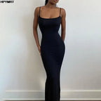 Backless Slim Sexy Maxi Dress