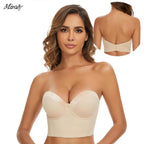 Full Support Non-Slip Convertible Bandeau Bra