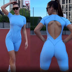 Gym Sports Push Up Cycling Jumpsuit