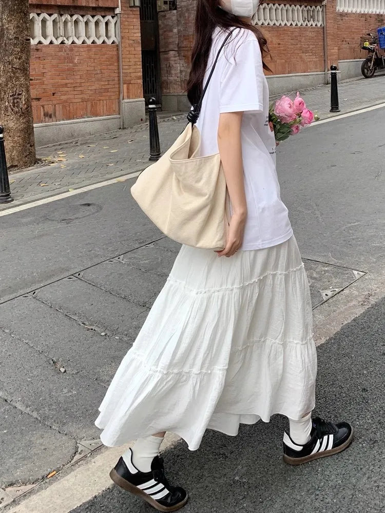 Women's Midi Umbrella Skirt