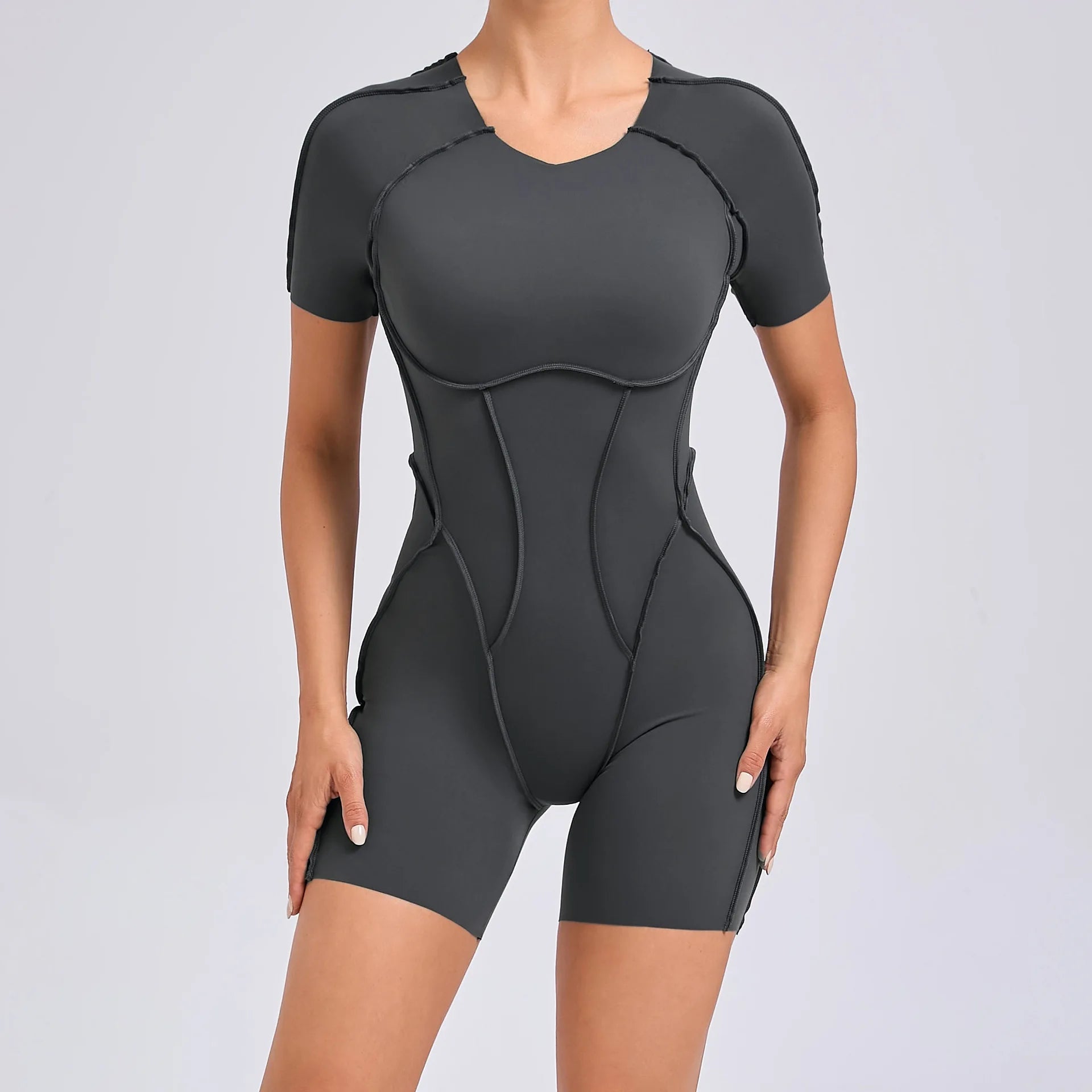 Gym Sports Push Up Cycling Jumpsuit