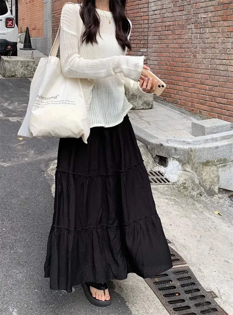 Women's Midi Umbrella Skirt