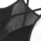 Sexy Mesh Camisole Crop Top