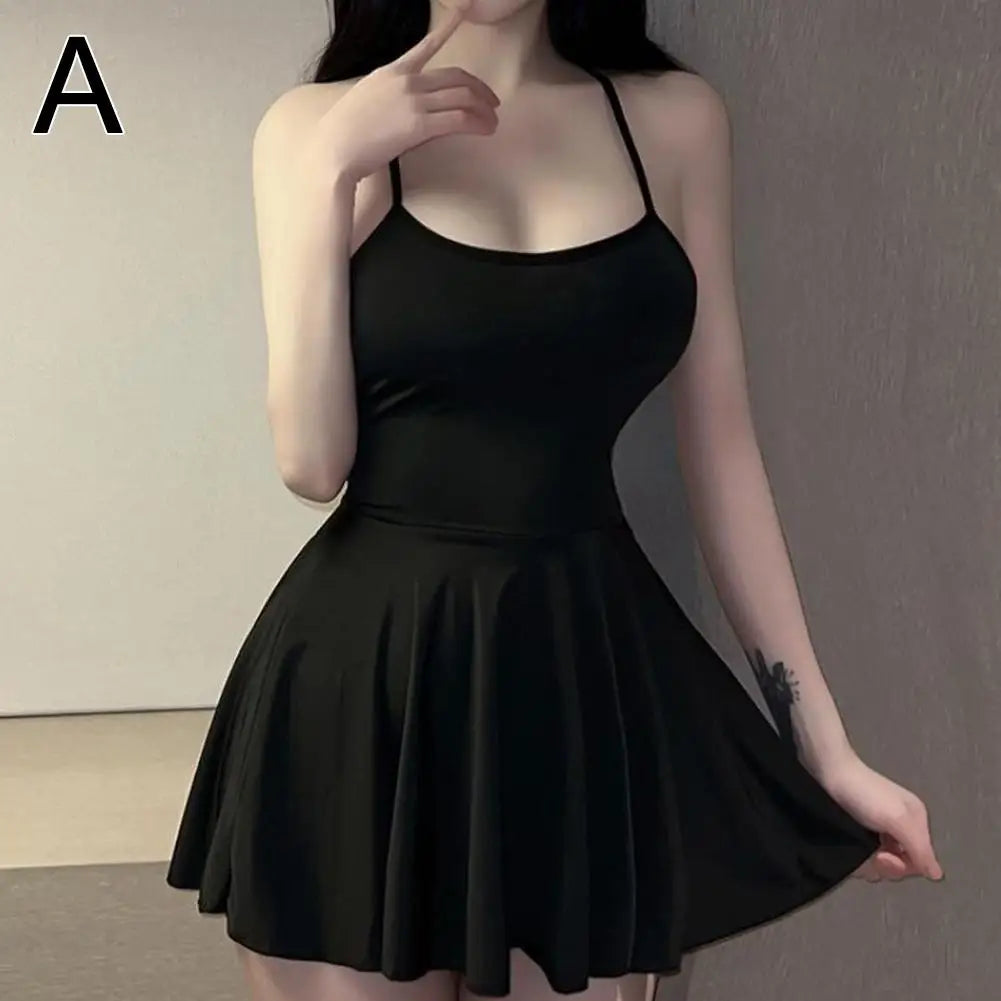 Pleated Micro MINI Dress