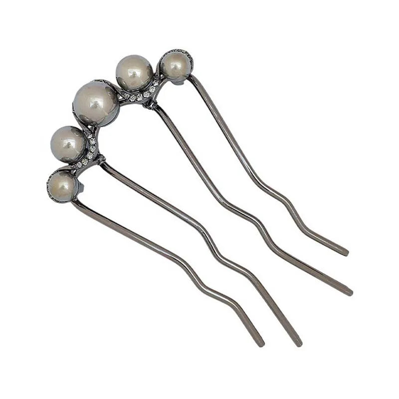 U Shaped Pearl Hairpins