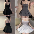 Pleated Micro MINI Dress