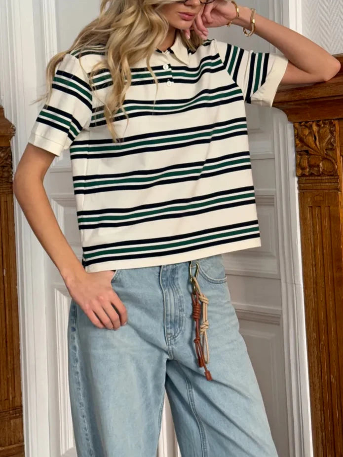 Hirsionsan Polo Neck T Shirt