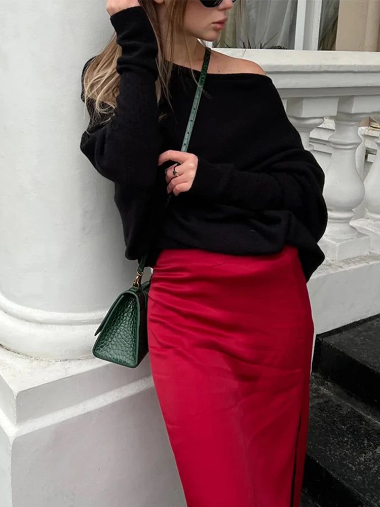 Women's Ribbed Knit Jumper Set