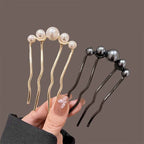 U Shaped Pearl Hairpins