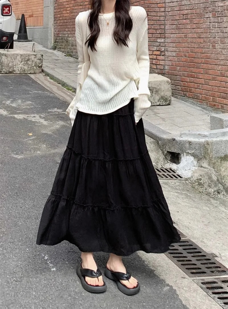 Women's Midi Umbrella Skirt