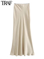 High Waist Long Skirts