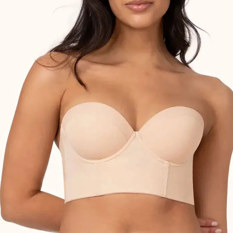 Full Support Non-Slip Convertible Bandeau Bra