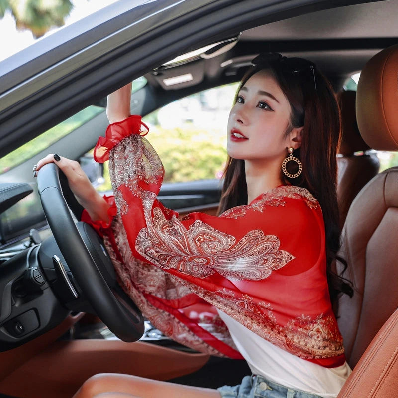 Summer Sun Protection Beach Shawl