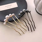 U Shaped Pearl Hairpins