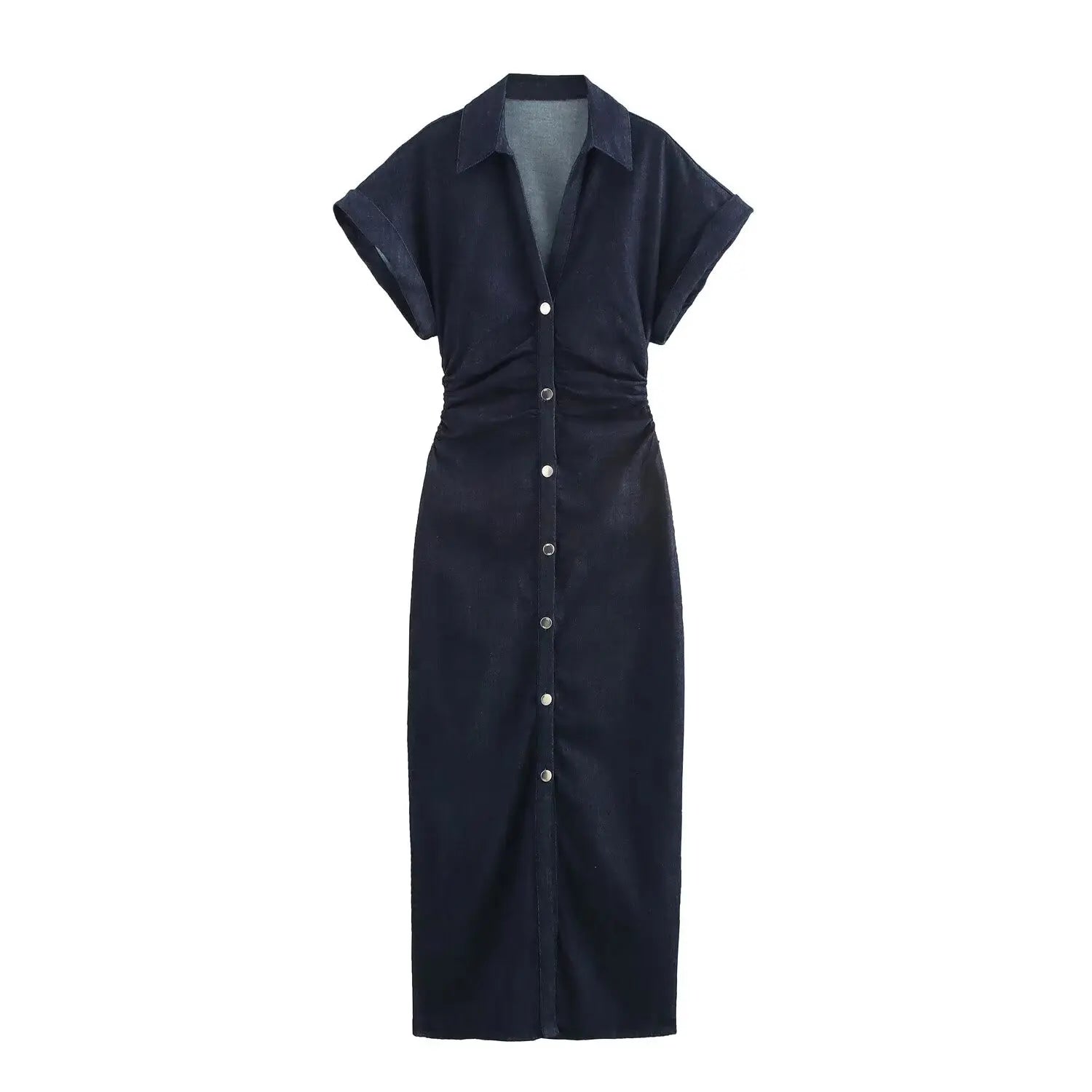 Denim MIDI dress