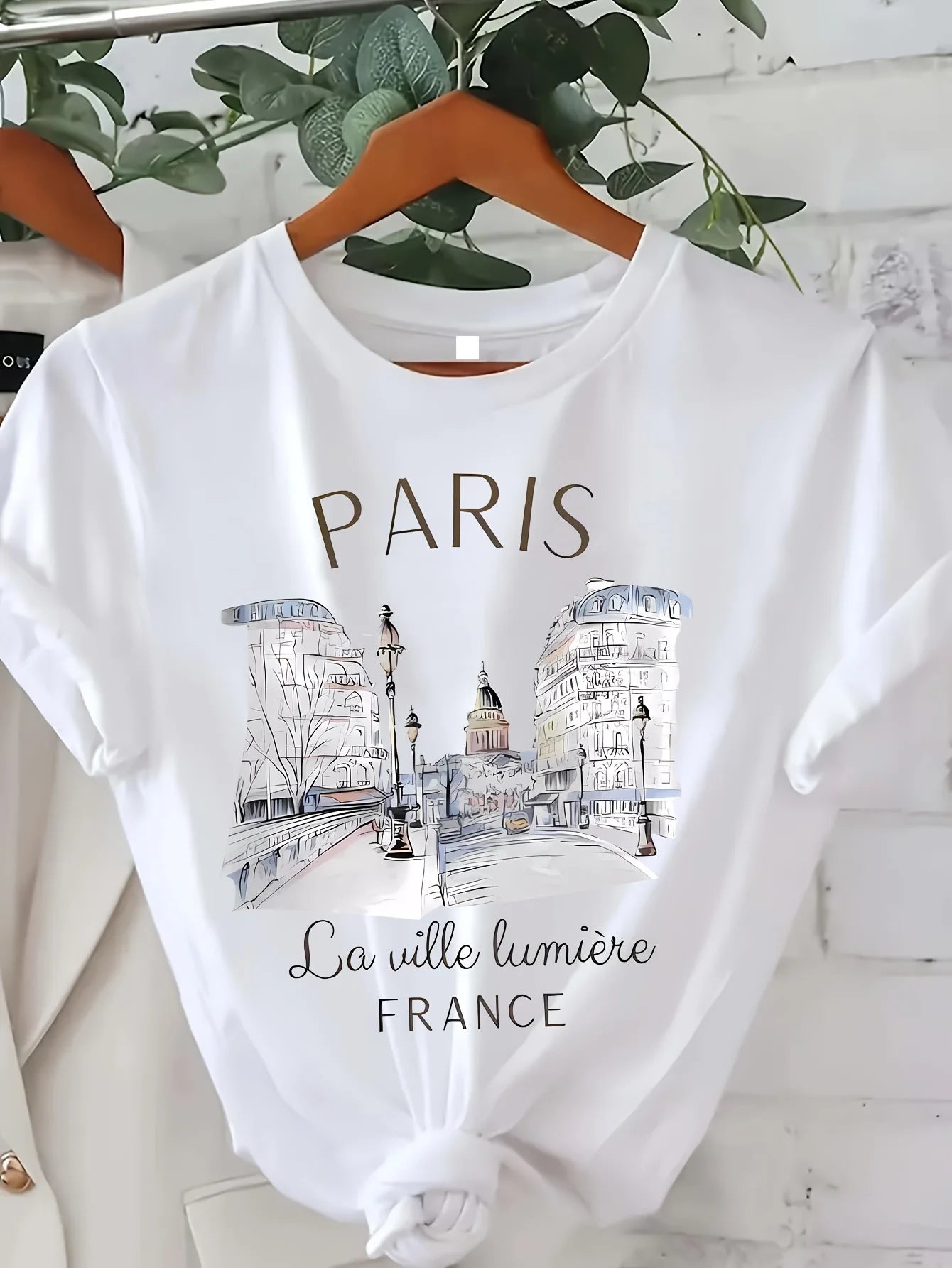 Paris Women Print T-shirt