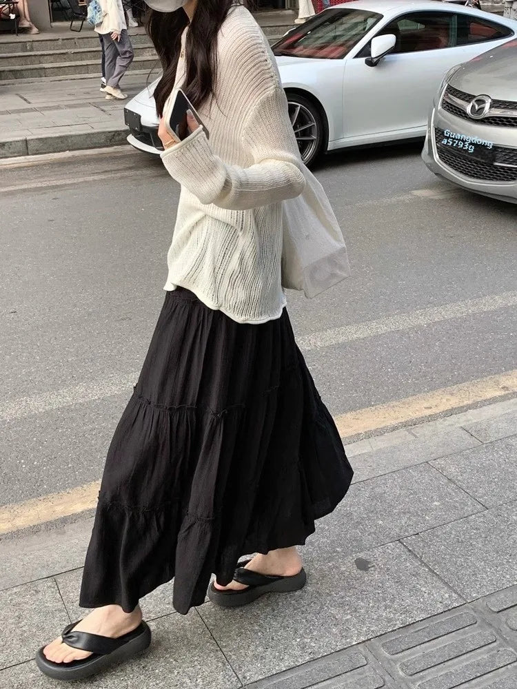 Women's Midi Umbrella Skirt