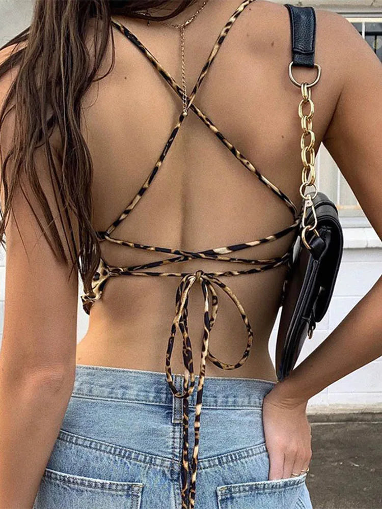 Leopard Pattern Women Tank Tops