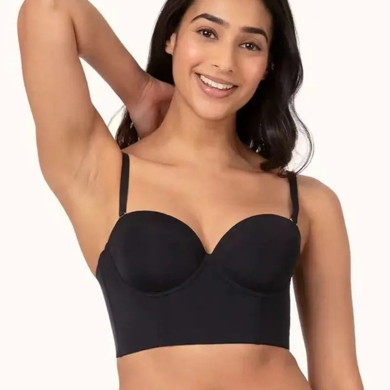 Full Support Non-Slip Convertible Bandeau Bra