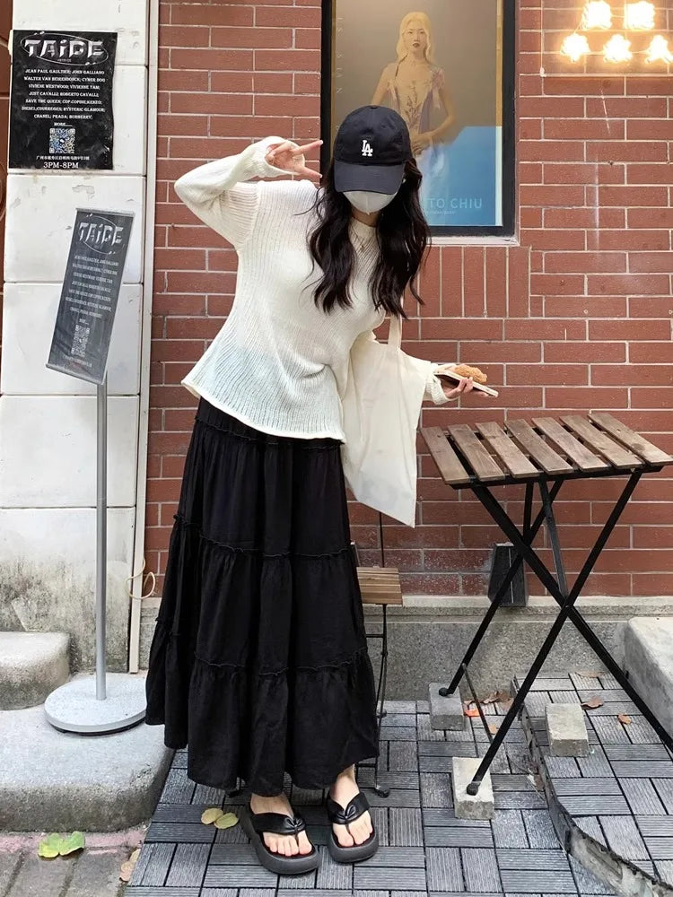 Women's Midi Umbrella Skirt