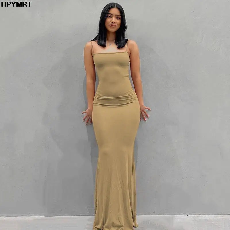 Backless Slim Sexy Maxi Dress