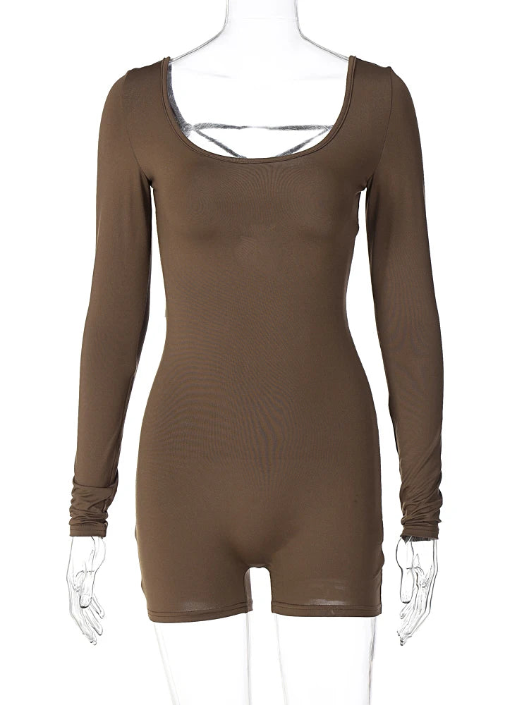 Backless Party Club Romper