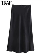 High Waist Long Skirts
