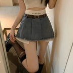 High Waist Denim Skirts