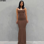 Backless Slim Sexy Maxi Dress